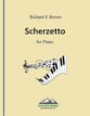 Scherzetto piano sheet music cover